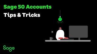 Sage 50 Accounts (UK) - Tips and tricks to customise your software