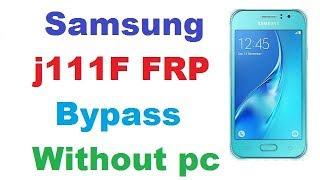 SAMSUNG GALAXY J1 ACE(SM-J111F) FRP LOCK REMOVE WITHOUT PC Android 5.0