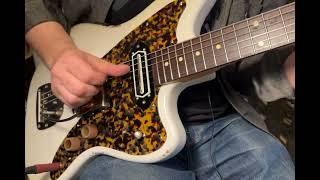 Waterslide Guitars Offset 'Aged White', PLEK'd w/Mojo CuNiFe Wide Range & Charlie Christian Pickups