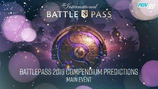 TI9 Main Event Battlepass Predictions Dota 2