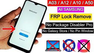 Samsung A03/A10/A12/A50 Frp Bypass After Reset | All Samsung Forgot Google Account Unlock Without PC