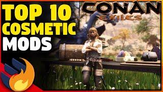 TOP 10 COSMETIC MODS -Character Customization/Skins/Mounts | Conan exiles |