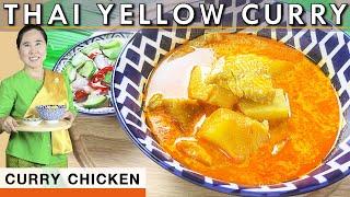 Thai Yellow Curry with Chicken–แกงกะหรี่ไก่ #Thairecipe #ThaiSpiceKitchen #ThaiCurry #YelloeCurry