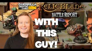 Brent from Goobertown also really likes Relicblade, so we played a game!