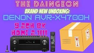 Unboxing the Denon AVR-X4700H