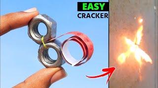 Diwali Roll Cap Throw Ideas bam testing | how to make diwali Crackers , nut bolts Crackers Testing