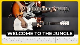 Welcome To The Jungle - Guns N' Roses | Tabs | Guitar Lesson | Cover | Slash + Izzy | Nova Go Sonic