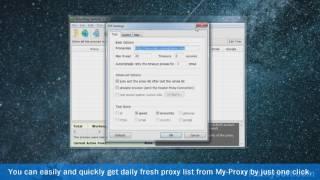 An easy way to test proxy and use proxy - Elite Proxy Switcher