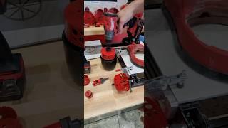 18seconds to make 4¼" hole in a porcelain 17 new sizes coming soon#milwaukeepipeline #milwaukeetool