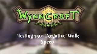 Wynncraft Testing Negative 750~ Walk Speed