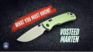 Craftsmanship Meets Elegance: Vosteed Marten EDC Knife Review