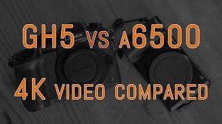 Panasonic GH5 vs Sony a6500 - 4K Video Comparison