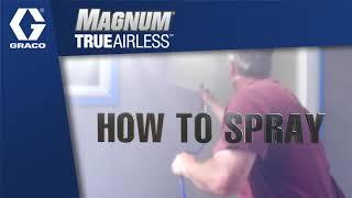 Graco Magnum Operation   How to Spray 480p