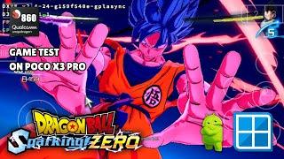 [SD860] Dragon Ball: Sparking! ZERO - Winlator 8 Amod | Game Test on Android