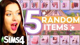 The Sims 4 But Each Room Must Have 5 RANDOM ITEMS // Sims 4 Build Challenge