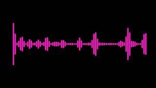 Pink audio spectrum waveform animation