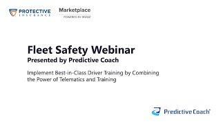 Roadz / Protective Insurance Webinar Presenting Predictive Coach