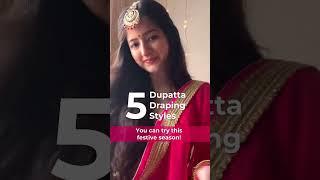 Easy Dupatta Draping Styles with Lehenga for Wedding Season | Jhanvi Bhatia