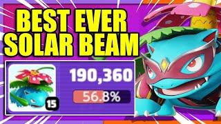 190,000 Damage my Best Ever SOLAR BEAM VENUSAUR Game | Pokemon Unite