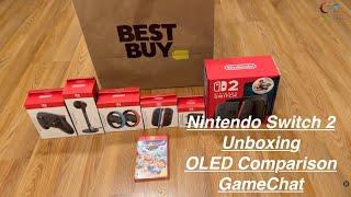Got my Nintendo Switch 2 - Unboxing, OLED Compare, GameChat