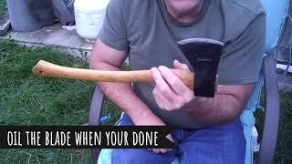 Wisemen Dual Grit Sharpening Puck For Sharpening Axes & Machetes/how to sharpen an axe