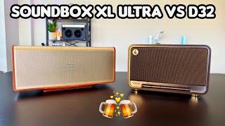 Doss Soundbox XL Ultra VS Edifier D32 "GREAT RETRO LOOK SPEAKERS !"