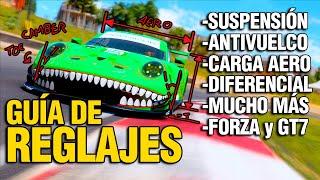 APRENDE a TUNEAR en FORZA o GRAN TURISMO | Guía de REGLAJES / SETUPS