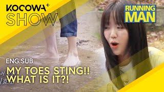 Ji Yeeun Hates Putting Her Feet in the Stream Water  | Running Man EP718 | KOCOWA+