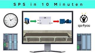 SPS Programmierung lernen in 10 Minuten - Anfänger Tutorial Step 7 TIA Portal
