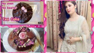 I tried merium pervaiz tea cake recipe without oven | easy and simple recipe | kinza sheikh