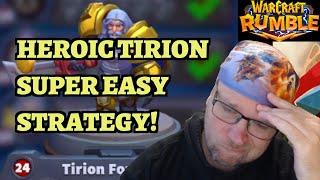 HEROIC Tirion Fordring - Plaguelands Campaign Guide - Warcraft Rumble F2P