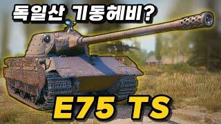 【월드오브탱크】이 독일 중전차 은근히 쓸만합니다【E75 TS】