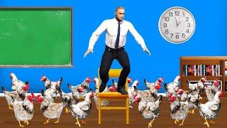 PRANKING The TEACHER With CHICKENS! (Bad Guys At School)