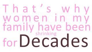 Shrinking Women by Lily Meyers (Kinetic Typography)