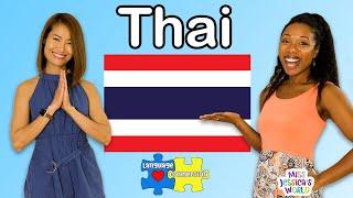 Thai for kids with guest Miss Pia | Miss Jessica's World | Greetings and Numbers