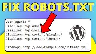 How To Fix Robots.txt In WordPress