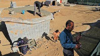 Building a shelter for Reza's goats, a kind man who turned evil