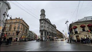 Walking in St Petersburg / Dostoyevskaya, Pyat' Uglov / City tour