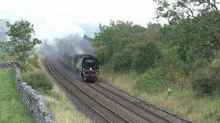 SR 34067  has Steam to Spare at Ribblehead on the Waverley  18/8/24.