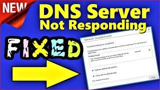 DNS Server not responding Windows 10 \ 8 \ 7 | How to fix DNS Server Not Responding Error on Windows