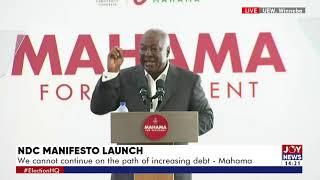 John Mahama launches 2024 NDC Manifesto