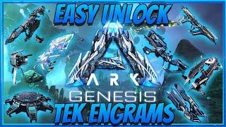 Easy Unlock Ark Genesis Tek Engrams