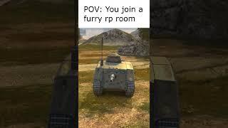 POV: You Join A Furry RP Room #wotb #wotblitz #worldoftanksblitz