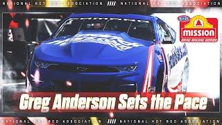 Greg Anderson sets the pace in Las Vegas