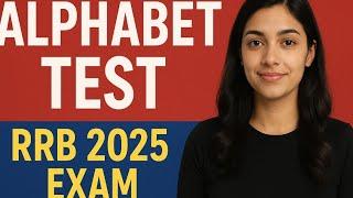 #RRB exam-2025 #alphabet TEST #ALL COMPETITIVE EXAMS @MATHS GURU 6TH TO 10TH @
