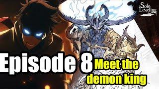 SOLO LEVELING season 2 episode 8 MANHWA version (meet the demon king)