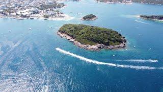 Албания Ксамиль, море, острова, пляж | Albania Ksamil, sea, islands, beach