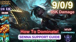 Wild Rift Senna Support Guide - How To Dominate - Build, Runes, Combos, Gameplay