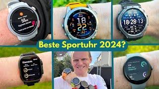 Die besten Sportuhren 2024 von Garmin, Coros, Amazfit, Suunto & mehr!