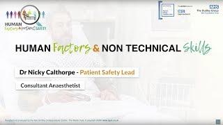 Human Factors and Non-technical Skills